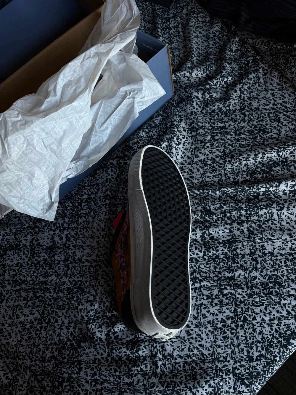 Vans Multicolor Brown Black Patchwork Low-Top Sneakers